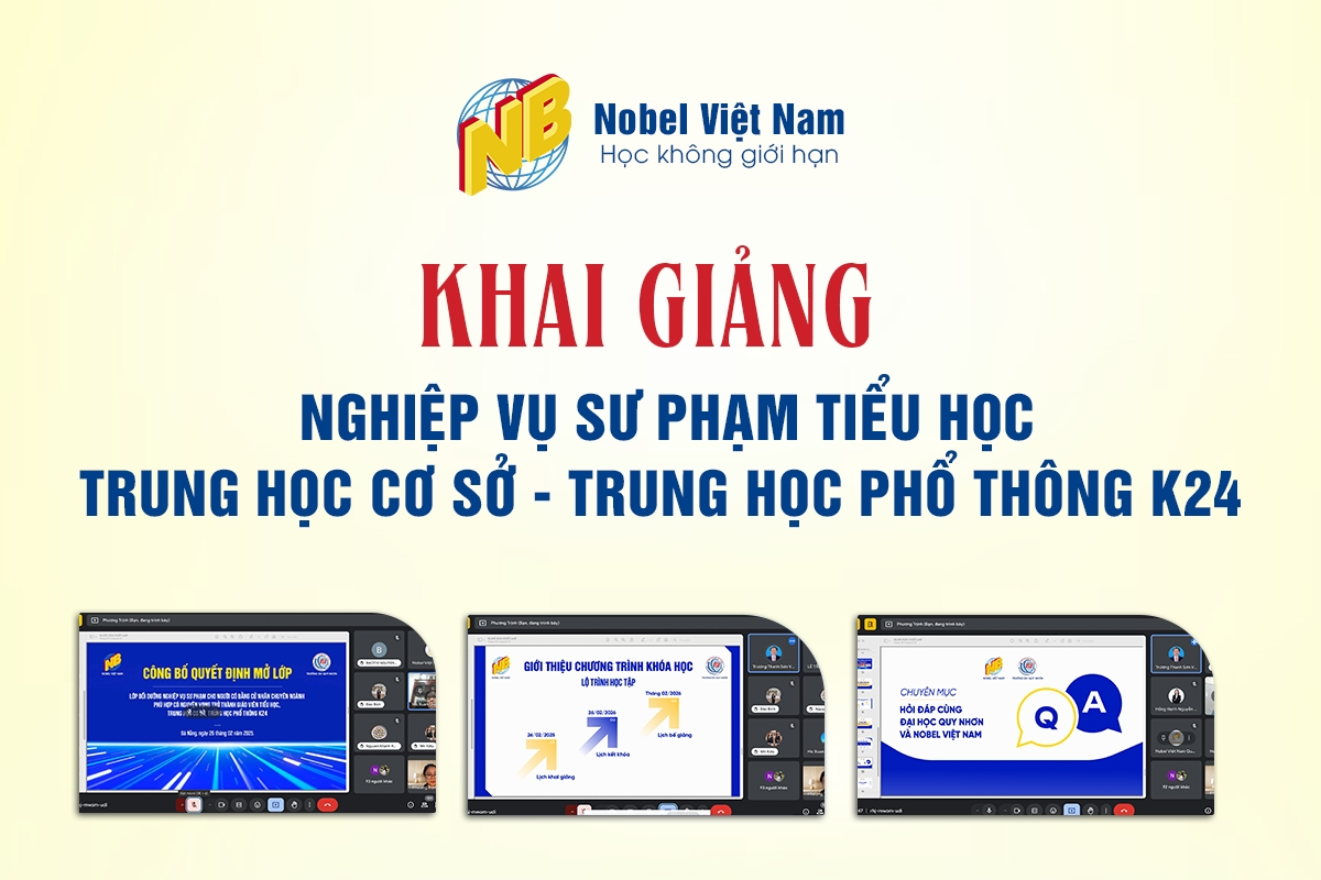 KHAI GIẢNG LỚP NVSP TIỂU HỌC - TRUNG HỌC CƠ SỞ - TRUNG HỌC PHỔ THÔNG K24